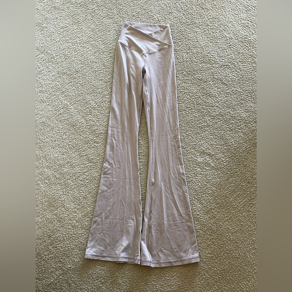 Aerie crossover waist flare leggings